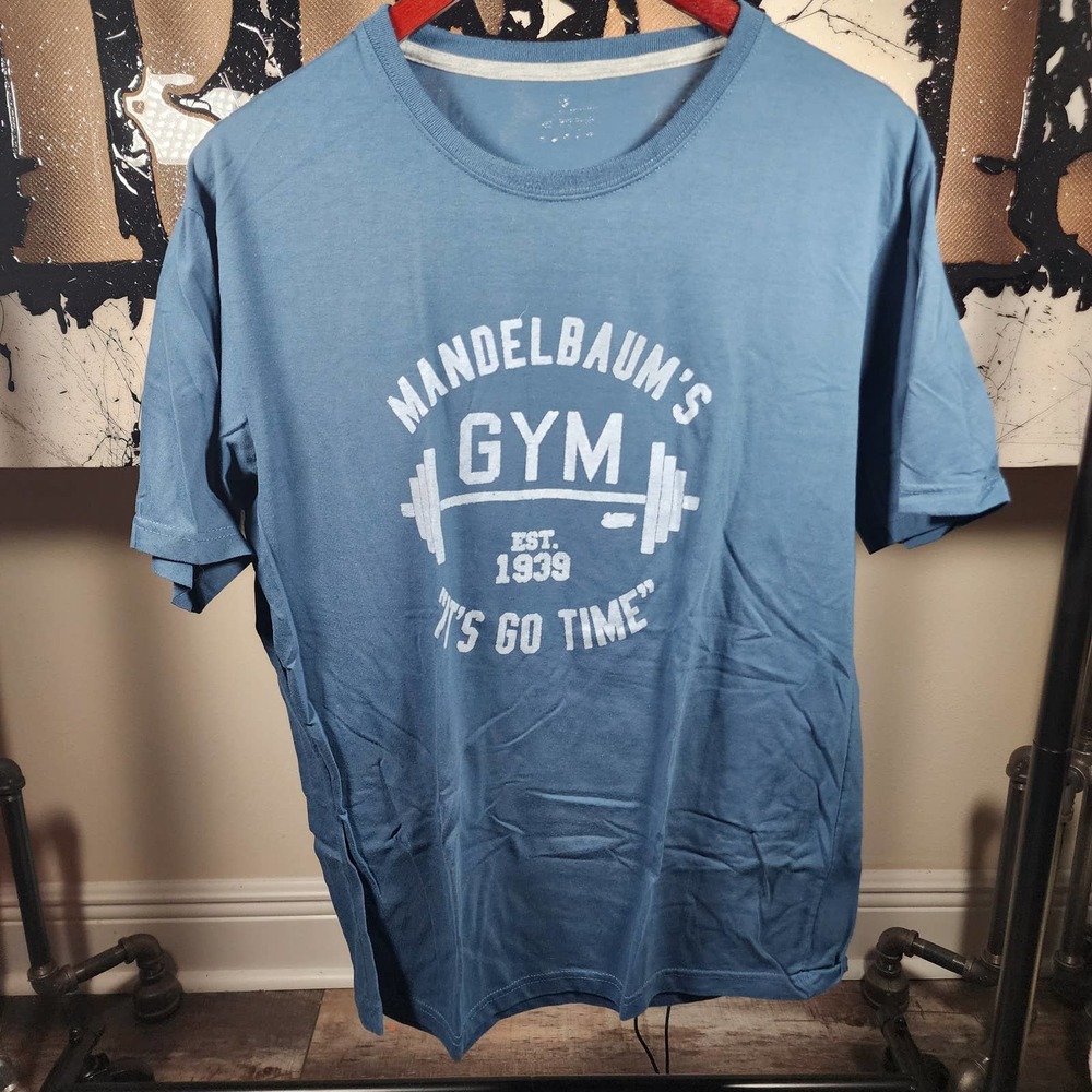 Seinfeld Mandelbaum's Gym "It's Go Time" Men's Sz L t-shirt